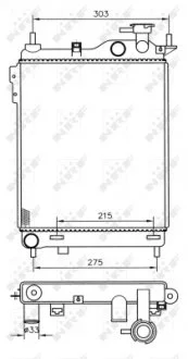 Радиатор NRF 53359