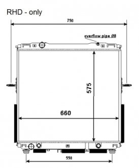 Радіатор NRF 53368