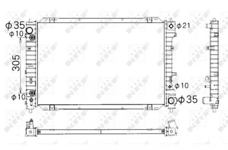 Радіатор NRF 53378