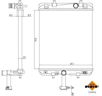 CHLODNICA WODY NRF 53459A