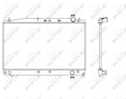 Радіатор NRF 53466