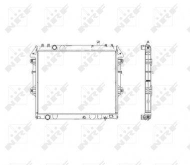 Радіатор NRF 53541