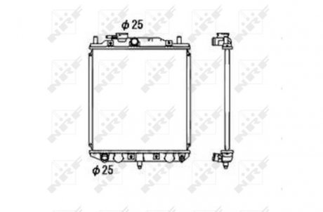 Радиатор NRF 53673