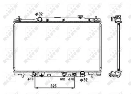 Радиатор NRF 53679