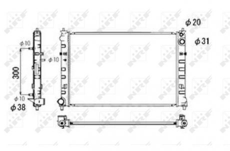 Радіатор NRF 53684