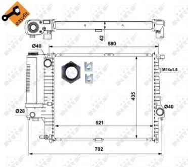 Радіатор NRF 53897