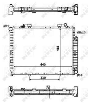 Радіатор NRF 53945