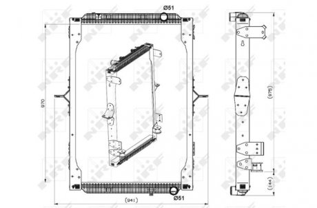 Радіатор NRF 539564