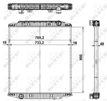 Радіатор NRF 549568