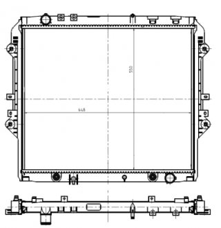 Радіатор NRF 550032