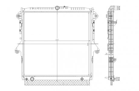 Радіатор NRF 560001