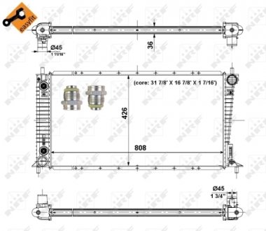 Радиатор NRF 56035