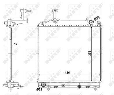 Радиатор NRF 56062