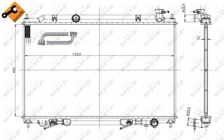 Радиатор NRF 56089