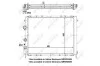 Радіатор двигуна (мкпп) RENAULT CLIO II, CLIO II/HATCHBACK, KANGOO, KANGOO EXPRESS, THALIA I 1.4-2.0 08.97- 56099