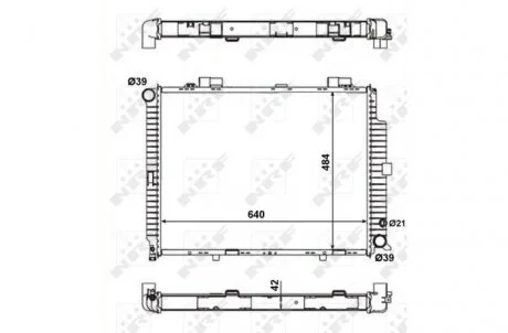 Автозапчастина NRF 56139