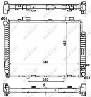 Радіатор NRF 58159