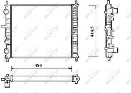 Радиатор NRF 58191