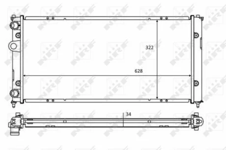 Радиатор NRF 58386