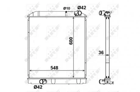 Автозапчасть NRF 58442