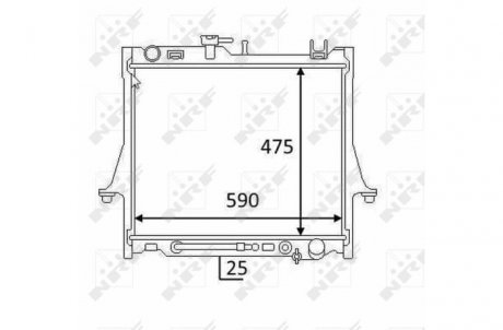 Радіатор NRF 58480