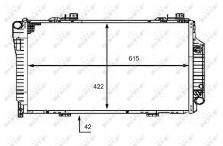 Автозапчасть NRF 58483