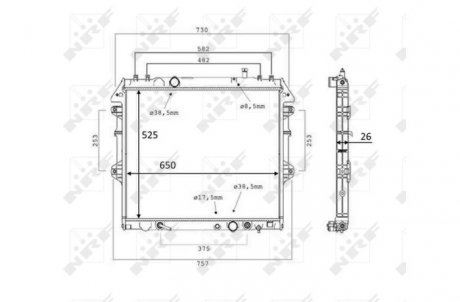 Автозапчасть NRF 58534