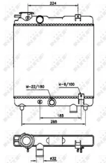 Радиатор NRF 58659