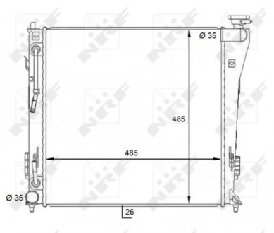Радиатор NRF 59087