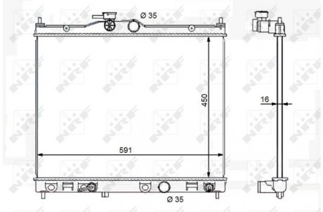 Радиатор NRF 59119
