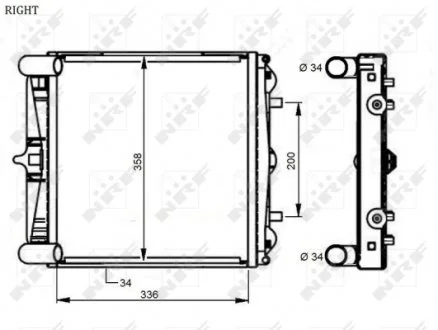 Радіатор NRF 59131