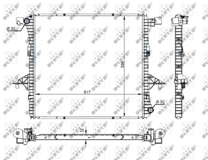 Радіатор охолодження NRF 59145A