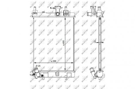 Радиатор NRF 59207 (фото 1)