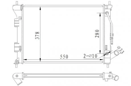 Радиатор NRF 59292