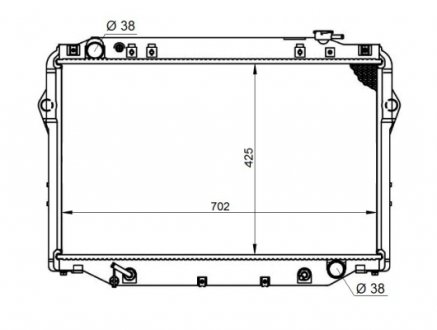 Радиатор NRF 596712