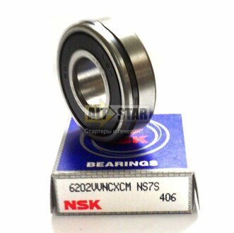 ПОДШИПНИК ШАРКОВЫЙ NSK 6202VVNCXCM NS7S5 (фото 1)