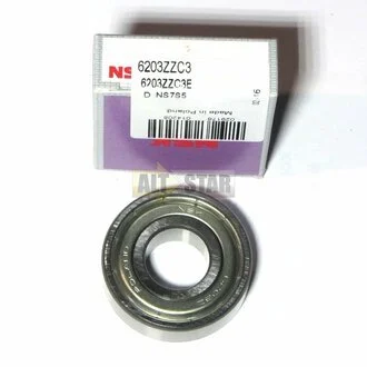 ПОДШИПНИК ШАРКОВЫЙ NSK 6203ZZC3E D NS7S5 (фото 1)