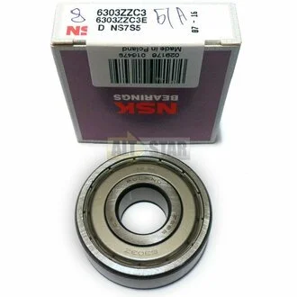 ПОДШИПНИК ШАРКОВЫЙ NSK 6303ZZC3E D NS7S5 (фото 1)
