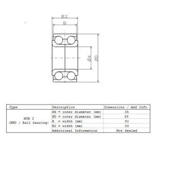 Подшипник ступицы NSK ZA-35BWD07ACA108 (фото 1)