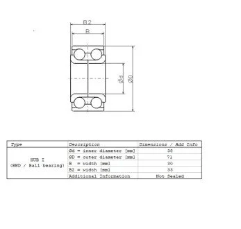 Подшипник ступицы NSK ZA-38BWD09ACA120**