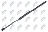 АМОРТИЗАТОР (ГАЗОВА ПРУЖИНА) | L=740MM, F=700N JEEP GRAND CHEROKEE 10- AECH040