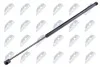 АМОРТИЗАТОР (ГАЗОВА ПРУЖИНА) | L=545MM, F=425N CITROEN C4 04-11 /LIFTBACK/ AECT004