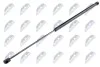 АМОРТИЗАТОР (ГАЗОВА ПРУЖИНА) | L=590MM, F=480N CITROEN XANTIA BREAK 95-03 AECT028