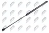 АМОРТИЗАТОР (ГАЗОВА ПРУЖИНА) | L=569MM, F=310N HYUNDAI I30 07-11 AEHY005