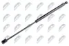 АМОРТИЗАТОР (ГАЗОВА ПРУЖИНА) | L=485MM, F=610N HYUNDAI ELANTRA 00-06 /ZE SPOJLEREM/ AEHY015