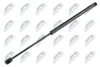 АМОРТИЗАТОР (ГАЗОВА ПРУЖИНА) | L=480MM, F=335N KIA PICANTO 04-11 AEKA005