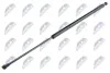 АМОРТИЗАТОР (ГАЗОВА ПРУЖИНА) | L=580MM, F=560N NISSAN X-TRAIL 07-13 AENS009