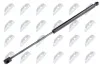 АМОРТИЗАТОР (ГАЗОВА ПРУЖИНА) | L=495MM, F=320N NISSAN MICRA K13 10- AENS011
