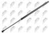 АМОРТИЗАТОР (ГАЗОВА ПРУЖИНА) | L=643MM, F=475N OPEL AGILA 00-07 SUZUKI WAGON R+ 00-08 AEPL027