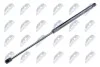 АМОРТИЗАТОР (ГАЗОВА ПРУЖИНА) | L=543MM, F=740N SEAT ALHAMBRA,VW SHARAN 10- AESE021